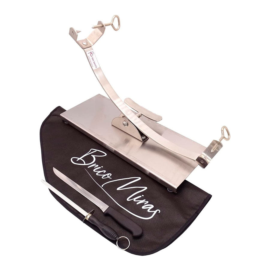 Jamonero basculante giratorio profesional fabricado en Acero Inoxidable - Los Ibéricos (17924) Profesional