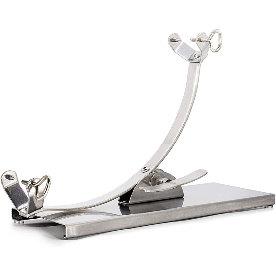 Jamonero basculante giratorio rotatorio profesional fabricado en Acero Inoxidable - Los Ibéricos (17924) INOX Profesional