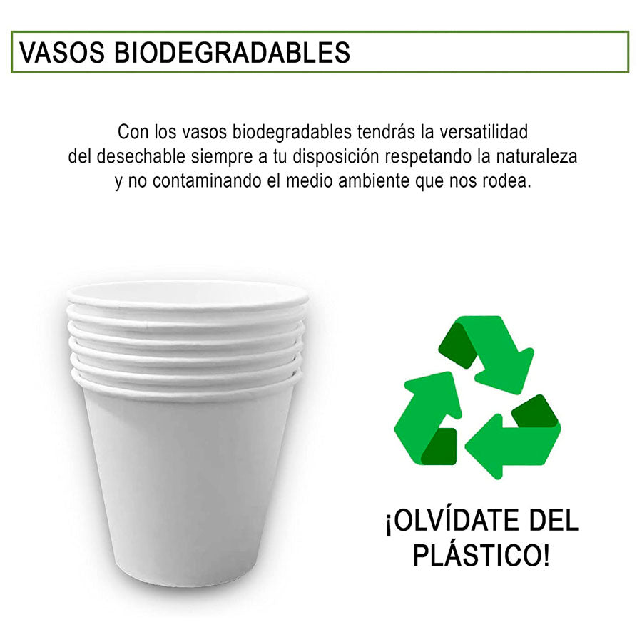 Vasos Desechables Biodegradables